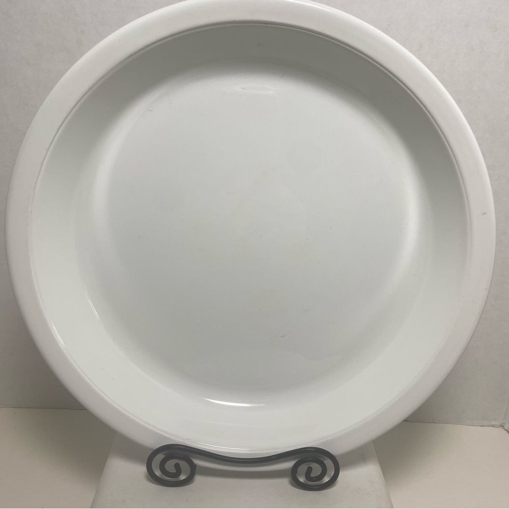 Corning ware pie serving plate dish P – 309 solid white 9.25 diameter - Picture 2 of 4
